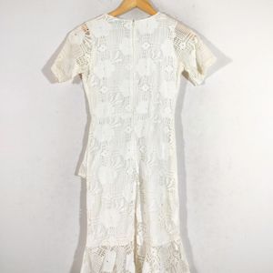 White Lace Dresses (Women's)