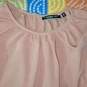 Peach Colour Blouson top