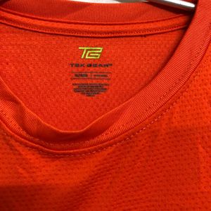 Tek Gear Orange Long Sleeve T Shirt