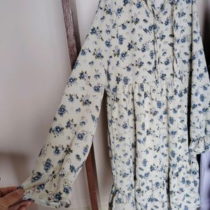 Korean Summer Floral Dress