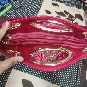 Lovely 😍 😍 Cherry 🍒🍒 colour sling bag 🛍️🛍️