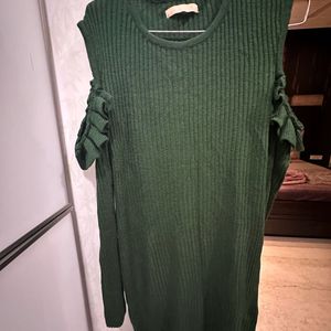 Green Sweater Dress