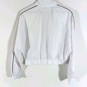 White Casual Jacket For Womens And Girls