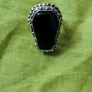 Black Stone Ring