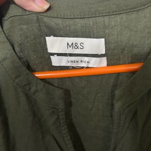 Marks & Spenser  Linen Dress Plus Size - Not Worn