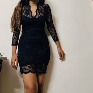 Sexy Gothic Lace Dress