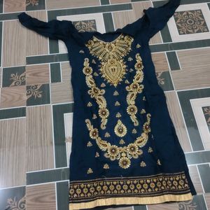 Heavy Blue Kurta Only