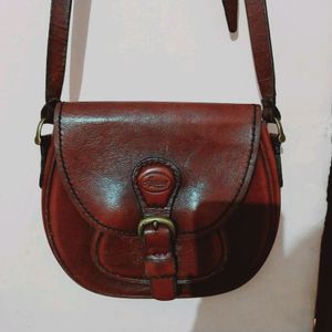 Pure Leather Sling Official Bag