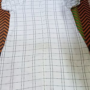 White Printed Kurta