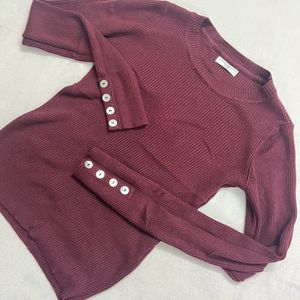 ONLY Burgundy Top