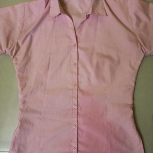 Pink Formal shirt For womens