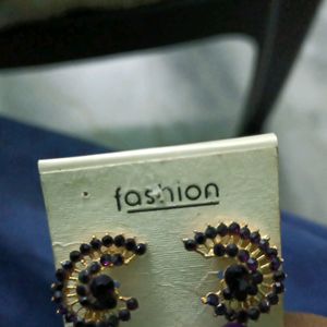 Beautiful  Stone Studded Earring With Embellished