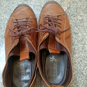 Men's Buckaroo By Mochi - Brown Leather Shoes
