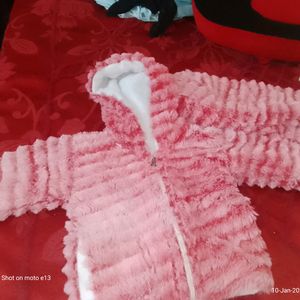 Girl Red Hooded Sweater