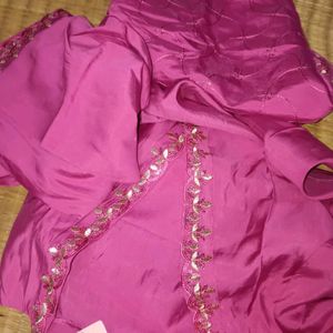 New Women Cotton Silk Kurta Pant Dupatta Set