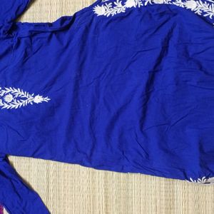 Woman Blue Kurta