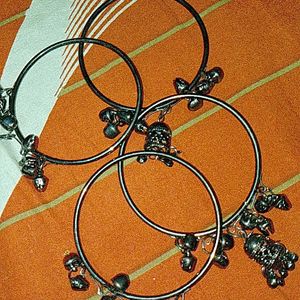 Grey Jhaalar Bangles