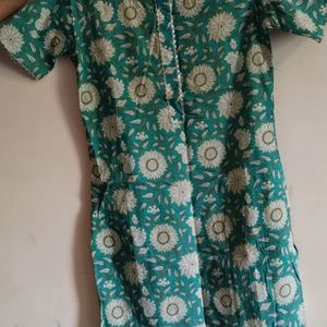 Light green Colour Printed Kurti