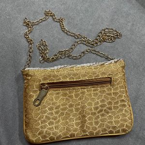 Golden Sling Bag