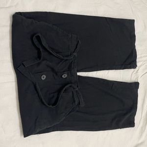 Black Cotton Trouser