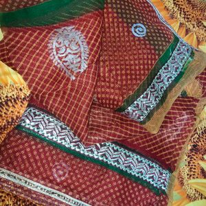 Red Colour Festive Wear Saree