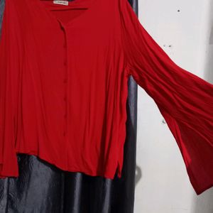 Red Tunic Top