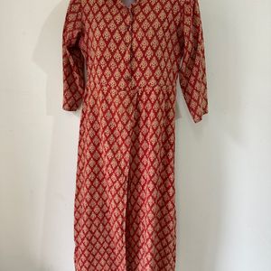 Long Kurti With Front Slit