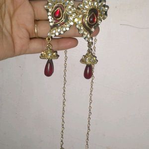 Jhumka Style Lar Wala Jhumk