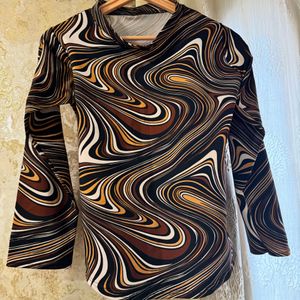 Turtle Neck Coffee Brown Brand New Top