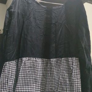 It's Black And White Dress Of Xxl