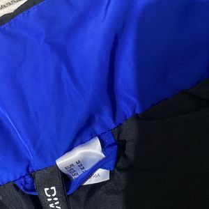 H&M Black & Blue Stylish  Puffer Jacket