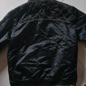 Black Reebok bomber jacket