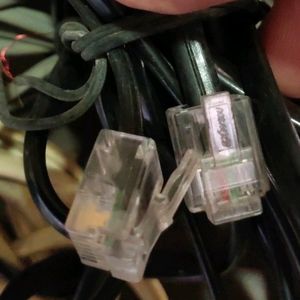 6 thin Lan Cables For Internet Connection