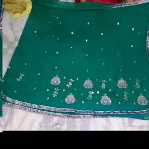 Saree Green Colour