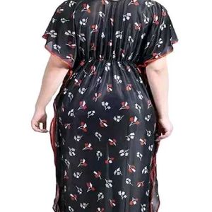 Printed Nightwear Fancy Satin silky stylish Printe