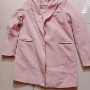 Light Pink Colour Blazer For Women