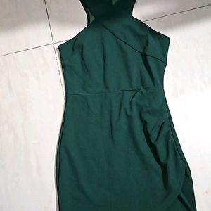 Green Bodycond Dress