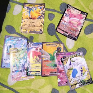 8 Pokemon Cards