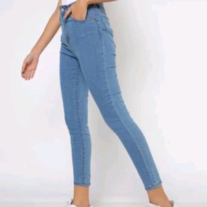 BLUE SKINNY JEANS (SIZE-28)