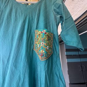 Hand Work Pocket Gown