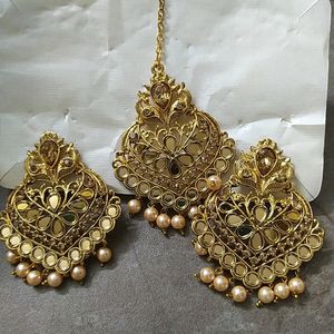 Mangtika And Earrings