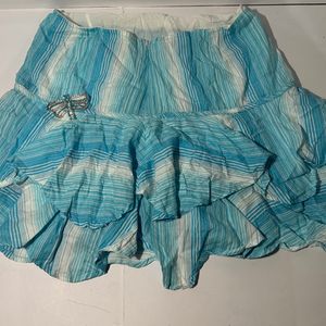 Butterfly Print Skirt