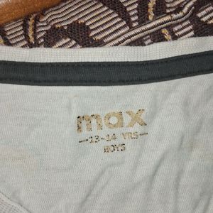 Max Boys T Shirt 13-14 Years Boy