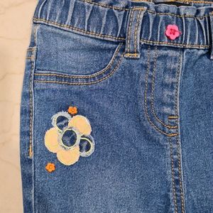 Girls Blue Jeans - 9-12m