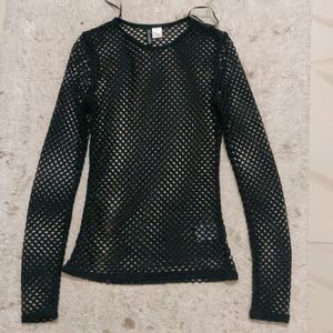 H&M fishnet top