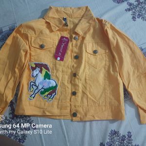 Yellow Demin Jacket