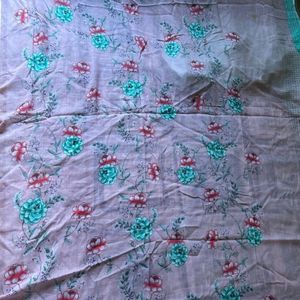 Kurta Paint Dupatta Set Cotton