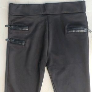 Black Spandex Cigar Pant