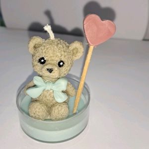 Cute Teddy Bear Candle Set 2 For Return Gifts