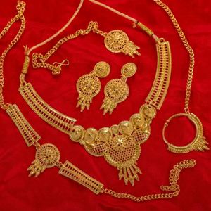 Heavy Gold Plated Necklace Set